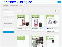 Tablet Screenshot of kontakte-dating.de